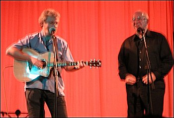 Pete Atkin & Clive James at The Maltings